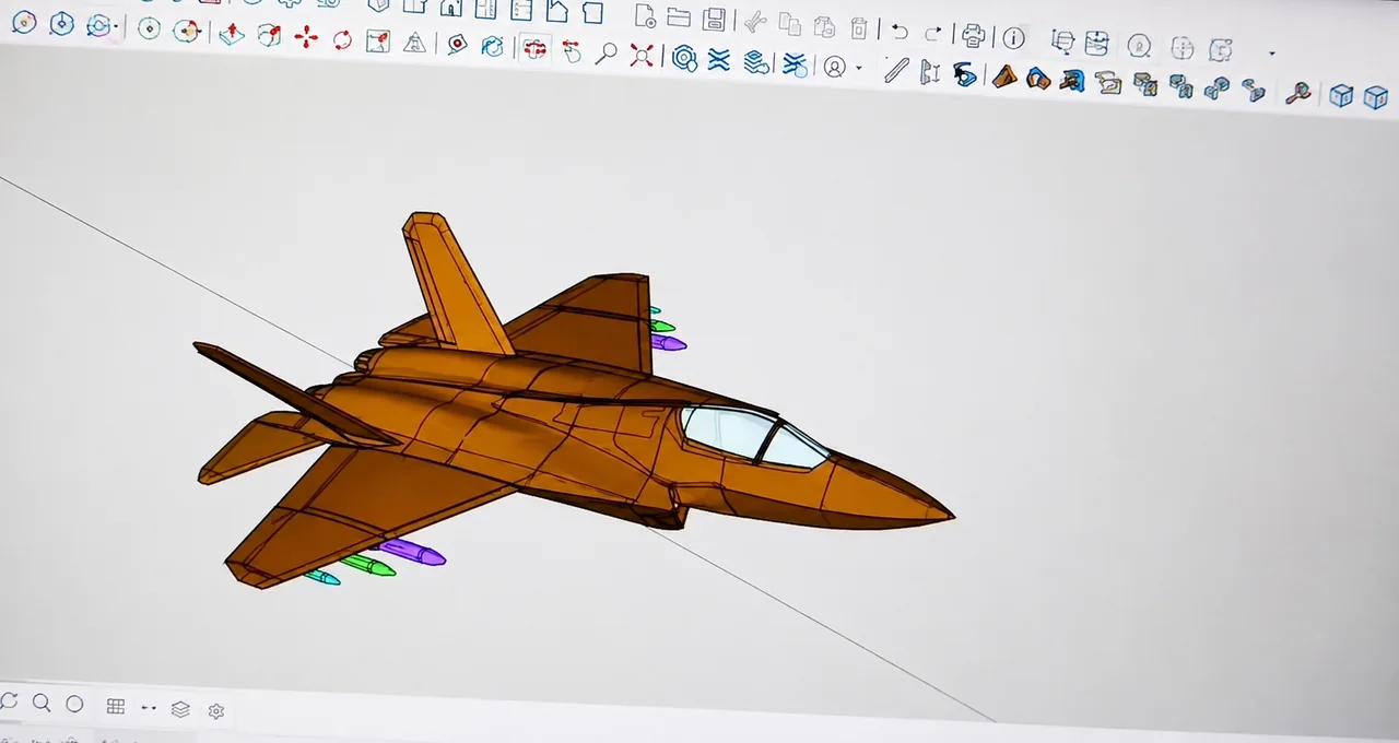 3D CAD modeling of a custom sculpture before fabrication